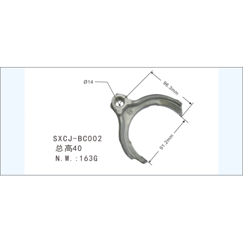 Pięć skrzyni biegów dla Toyota Hilux Fork 33213-35040 Hiace Land Cruiser Gear Fork 3th i 4th Shift 33213-35034